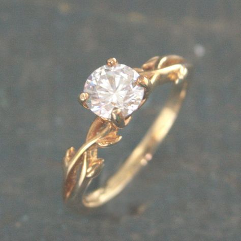 Elegant vintage-ring med zirkonia